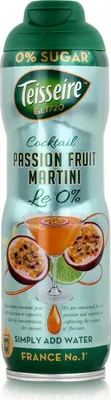 Produktbild von Teisseire Getränke-Sirup Passion Fruit Martini Maracuja 0% 600ml (1er Pack)
