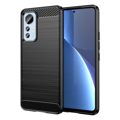 Produktbild von Carbon Shield TPU Hülle für Xiaomi 12 Lite - Schwarz KP24645