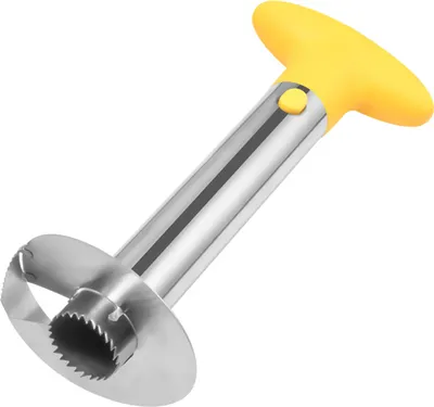 Produktbild von Ananasschäler aus Edelstahl, Entkerner, Schneidemaschine, Obstschäler, müheloses Schneiden, korrosionsbeständige Klingen, Küchenhelfer