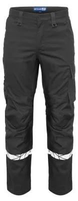 Immagine prodotto di Projob - Pantaloni da lavoro "7508" da uomo, in poliestere riciclato, modello ET1232 (taglia 36R), colore nero
