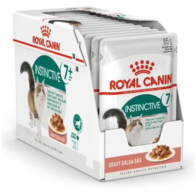 Zdjęcie produktu dla Royal Canin Instinctive +7 Karma Mokra W Sosie Dla Kotów Starszych, Wybrednych 12x85g