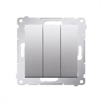 Obrázek produktu pro Kontakt-Simon DW31.01/43, Plast, Stříbrná, IP20, 250 V, 10 A, 75 mm