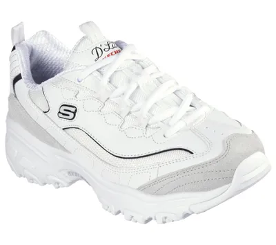 Produktbild von Skechers Damen Sneaker D'LITES NEW HEAT weiß / rot, Größe 38,5 (150231)