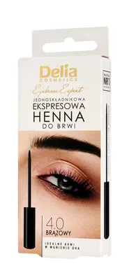Image de Delia Cosmetics Eyebrow Expert Instant Eyebrow Tint Brown with Argan Oil 6ml - 20 Applications