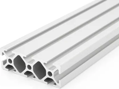 Produktbild von Länge 970mm - Aluminiumprofil 20x60L I-Typ Nut 5 (leicht), silber eloxiert. Aluminium Profil 20x60 Alu Profil 20 x 60 Montage- Systemprofil