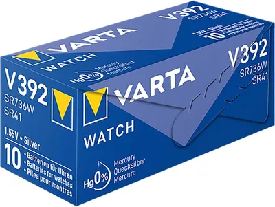 Immagine prodotto di Batteria per orologio Varta V392 1 pezzo