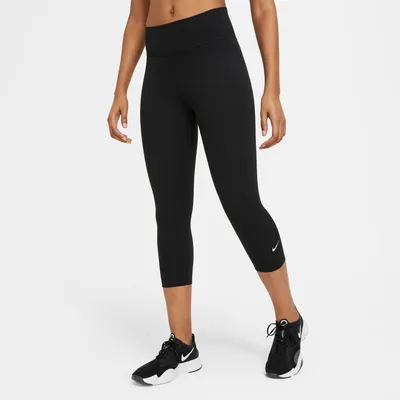 Produktbild von W Nike One Tight Mr Cpri 2.0 Black/White M