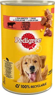 Obrázek produktu pro Pedigree 5900951015830, Dospělý jedinec, Hovězí, 400 g