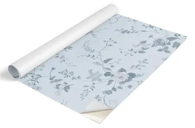 Imagen del producto de Película adhesiva para muebles - Película autoadhesiva de 65x130 cm - Película para muebles, ideal para armarios - Película para muebles, especialmente para la cocina - Resistente al agua - Lavable - Autoadhesiva - Sin burbujas de aire - Diseño floral