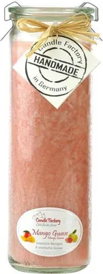 Produktbild von Candle Factory Duftkerze altrosa Mango Guave Big-Jumbo