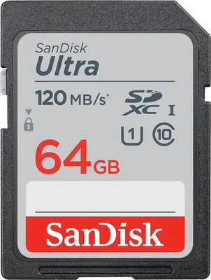 Produktbild von SanDisk Ultra® SDHC™ UHS-I Speicherkarte 64 GB