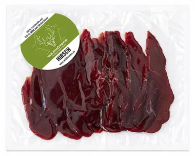 Produktbild von WILDHÜTERS Hirsch-Schinken geräuchert, geschnitten
