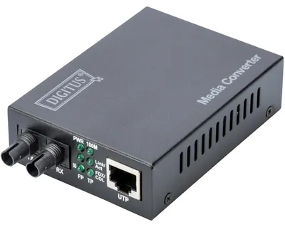 Produktbild von DIGITUS Fast Ethernet Medienkonverter, RJ45 / ST