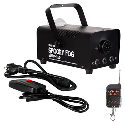 Produktbild von Spooky Fog + RGB LED 500W Nebelmaschine mit Fernbedienung