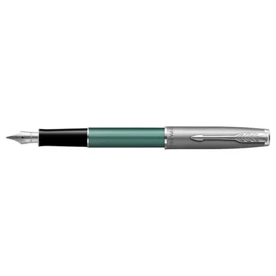 Zdjęcie produktu dla PARKER Füller Sonnet Metal&Green C.C. Schwarz F Geschenkbox