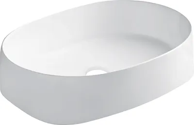 Produktbild von Kerra | Waschbecken - Aufsatzwaschbecken Kr-918 - 56X39X14 Cm - Weiß Glänzend - Elegantes Design - Hochwertige Keramik