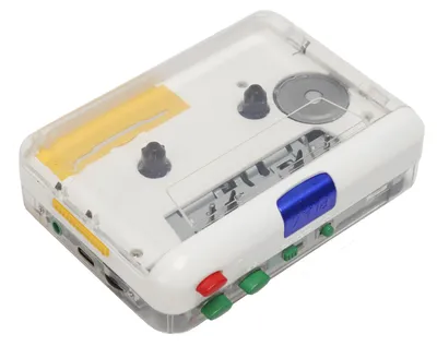 Image de Lecteur portable cassette vers MP3, mini lecteur de cassettes USB, convertisseur MP3 avec entrée auxiliaire 3,5 mm, logiciel CD pour l'enregistrement audio des cassettes, lecteur de musique compatible avec PC et ordinateur portable