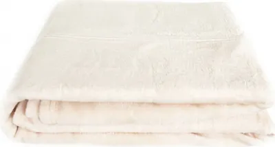 Obrázok produktu pre Útulná prikrývka 150x200 cm fleecová prikrývka polyesterový prehoz na posteľ béžová