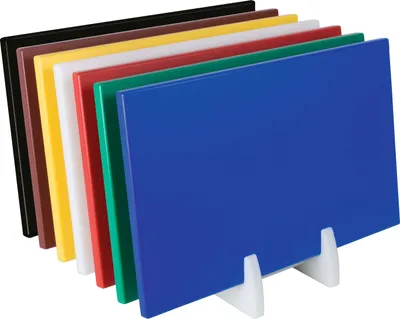 Produktbild von SARO Polyethylen-Schneidebrett, Anti-Rutsch-F., schwarz