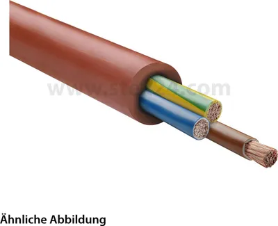 Immagine prodotto di HELU CAVO SiHF 3G1mm² Cavo in silicone AD 7,0mm Tensione nominale Uo/U 300V/500V - 1 metro