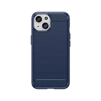 Image de Coque Carbon Shield TPU pour iPhone 15 - Bleu foncé KP27670