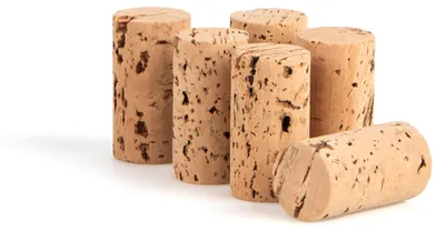 Produktbild von 6 Naturkorken 2,4 x 4,5 cm für Tischdeko - Einheitsgröße