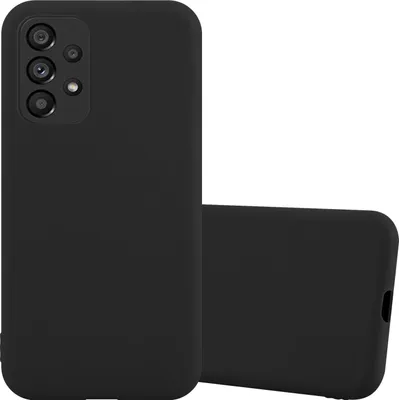 Produktbild von Cadorabo Hülle für Samsung Galaxy A53 5G Schutzhülle in Schwarz Handyhülle TPU Silikon Etui Case Cover