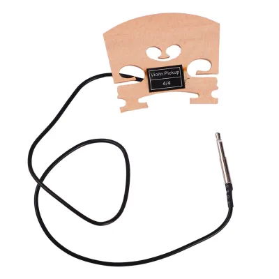 Image de Pont de violon 4/4 en bois,Pont de violon en érable,Pont de violon en érable,Pont de violon à micros piézo,Pont de violon à micros,Accessoires de violon