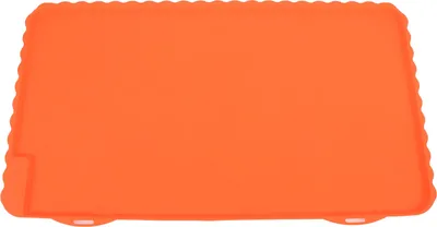 Image de Tapis de cuisson antiadhésif en silicone, réutilisable, pour la cuisine et la maison, orange XL