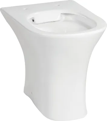 Produktbild von sanicomfort Stand-WC REKIA, Tiefspüler, spülrandlos, Abgang waagrecht, Sanitärkeramik, weiß, ohne WC-Sitz