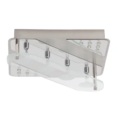 Produktbild von Brilliant Sarro DE 4 x10W+LED 12x0,07W Deckenleuchte, 4-flammig eisen/chrom G94133/77
