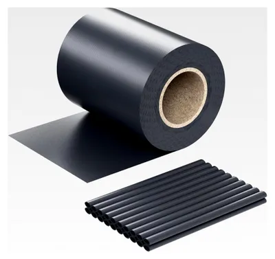 Produktbild von Sichtschutzstreifen, 35m x 19cm anthrazit aus PVC 450g/m², mit 20 Clips, Zaunfolie