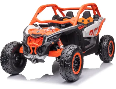 Zdjęcie produktu dla CAN-AM Maverick UTV buggy dziecięcy samochód elektryczny 2-osobowy 24V pomarańczowy