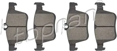 Produktbild von TOPRAN Bremsbeläge Bremsklötze HINTEN 115 815