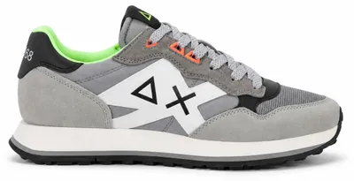 Zdjęcie produktu dla Sneakersy męskie Sun68, model Z46123, seria Jaki 2.0, kolor fluo 682, rozmiar 34, kolor: szary