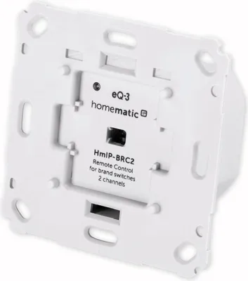 Zdjęcie produktu dla Bezprzewodowy przełącznik ścienny Homematic IP HmIP-BRC2, 2-drożny, do wbudowania, 230 V