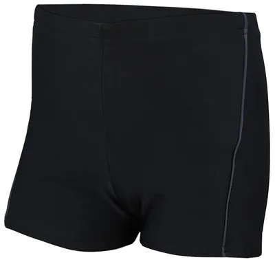 Produktbild von Aquarti Jungen Badehose Gestreift mit Motiven, Farbe: 022 Schwarz/Grau, Größe: 164