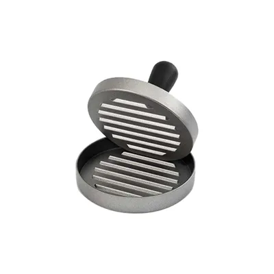 Produktbild von Bulettenpresse Hamburger-Presse aus Aluguss Außendurchmesser: 12 cm, Innendurchmesser: 11 cm
