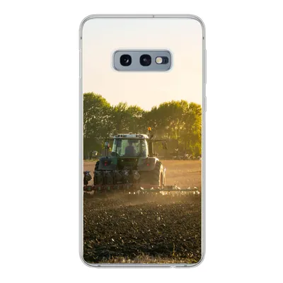 Produktbild von MuchoWow® Handyhülle Schutzhülle Hülle für Samsung Galaxy S10e Traktor - Vogel - Land Silikon Softcase Handy Hülle - Handy