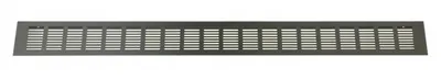 Produktbild von ATM Lüftungsgitter 800 x 80 mm Aluminium schwarz