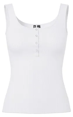 Zdjęcie produktu dla Damski podkoszulek PCKITTE Slim Fit Tank Top 17101438 Bright White, S