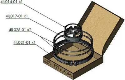 Immagine prodotto di Gancio, impianto di scarico DINEX 4IJ004