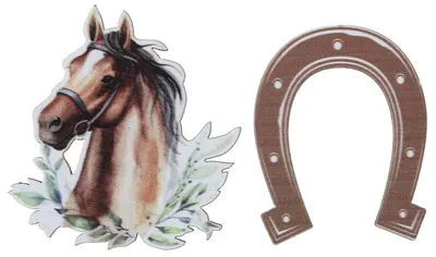 Produktbild von Pferde Springreiten XL Konfetti aus Holz