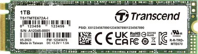 Productafbeelding van Transcend 1 TB Interne PCIe SSD TS1TMTE672AI-VS1 (TS1TMTE672AI-VS1)