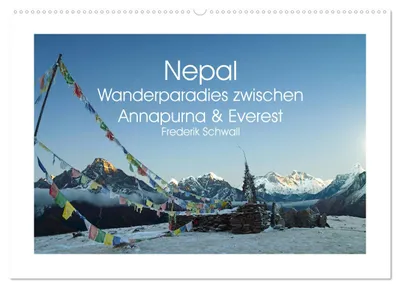 Produktbild von Nepal - Wanderparadies zwischen Annapurna & Everest (Wandkalender 2027 DIN A2 quer), CALVENDO Monatskalender