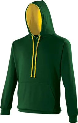Image de Awdis Sweat à capuche / Sweat à capuche RW165 (XL) (Vert sapin/jaune or)