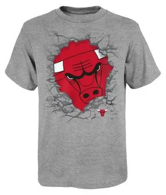 Produktbild von Outerstuff Breakthrough NBA Junior Kurzarm T-Shirt, Alter, 14-16 Jahre, Grau-gelb, Los Angeles Lakers