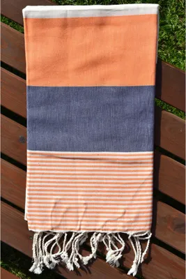 Obrázek produktu pro Peshtemal osuška Rainbow Oranžová