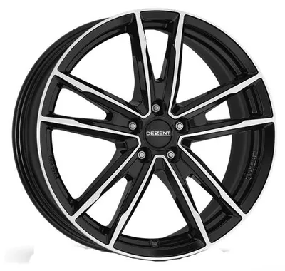 Produktbild von ALUFELGE DEZENT KF dark 8x19 5x108 ET 45 BLACK/POLISHED
