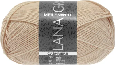 Produktbild von Lana Grossa - Meilenweit 4-fach 50g Cashmere 0061 beige